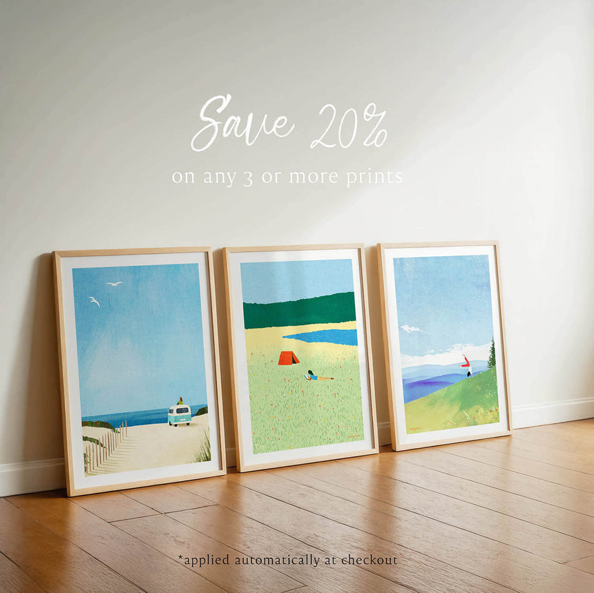 Reading In The Meadow