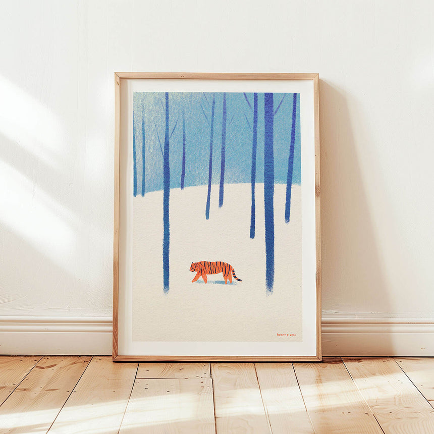 Tiger in the Snow