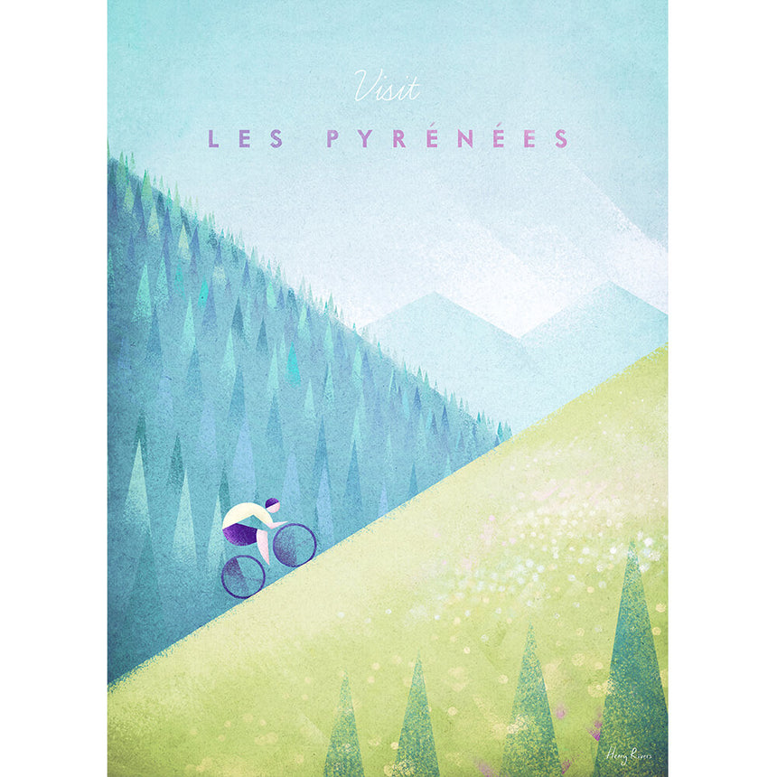 LES PYRENEES ポスター70×50cm（フレーム付） - その他